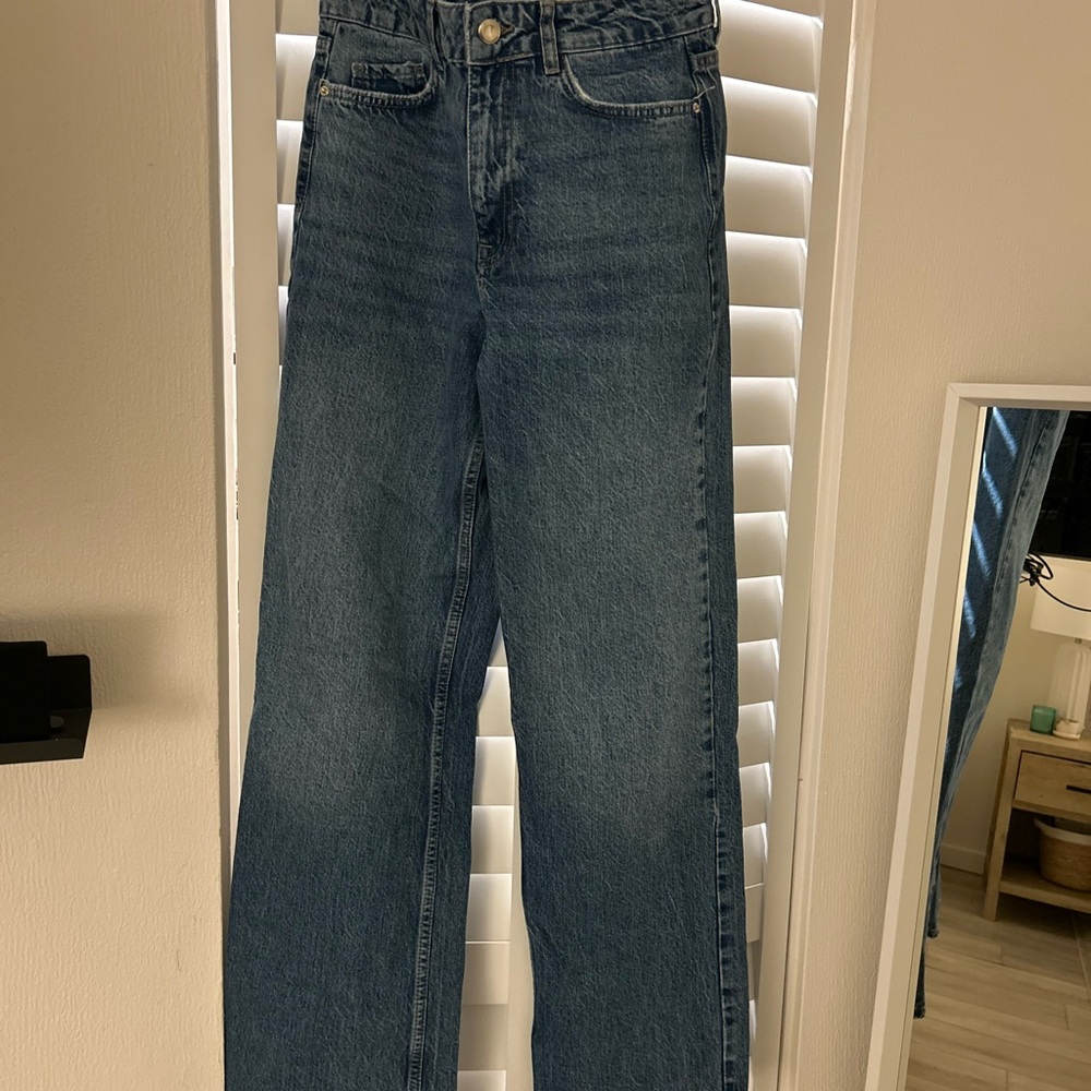 Zara Dark Blue Denim Jeans